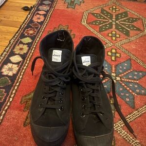 Novesta Men's Black High-Top Sneakers